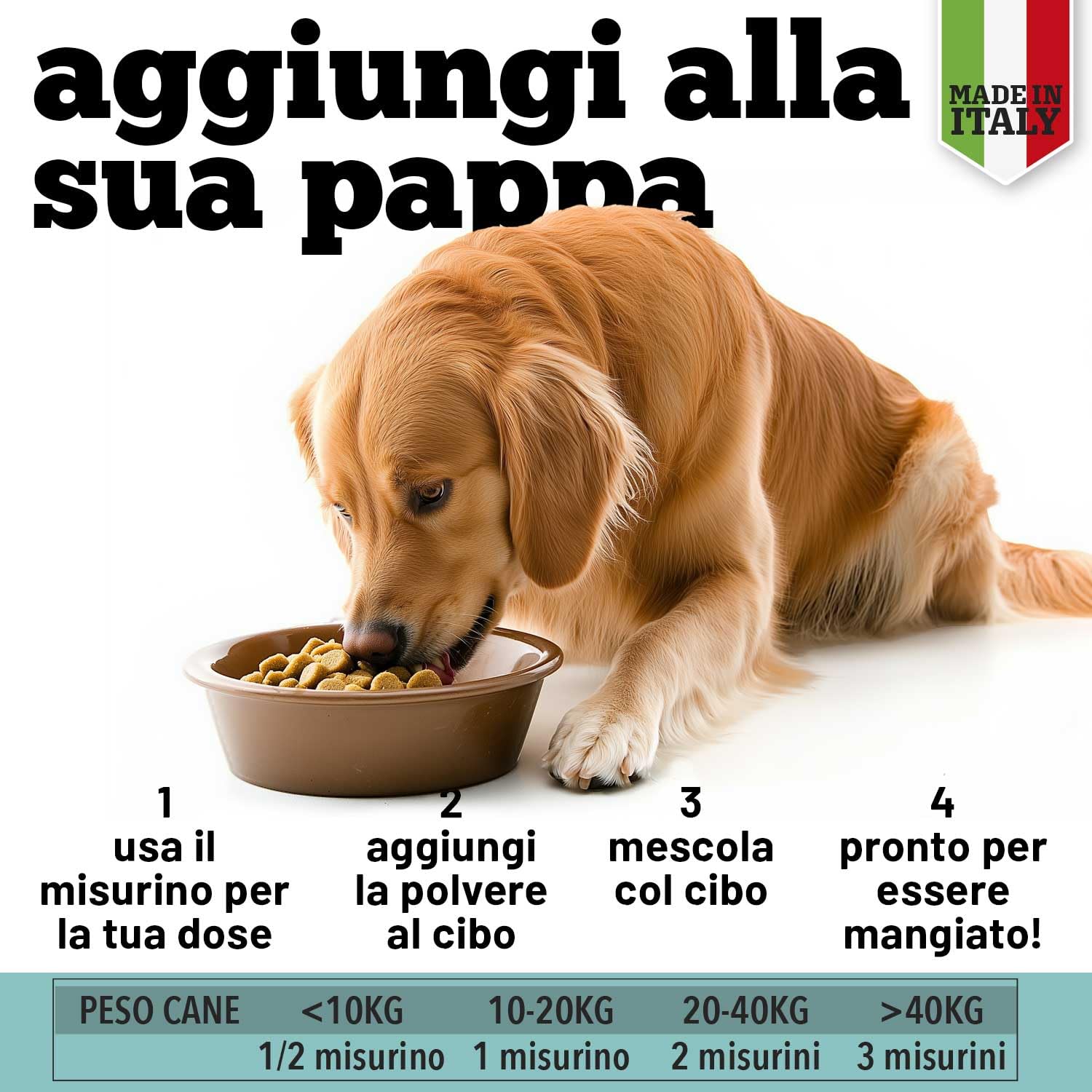 MyPetPrime | Integratore in Polvere | 12 Vitamine + 10 minerali Con Alga Spirulina | per la dieta Casalinga e Barf integra | 220g
