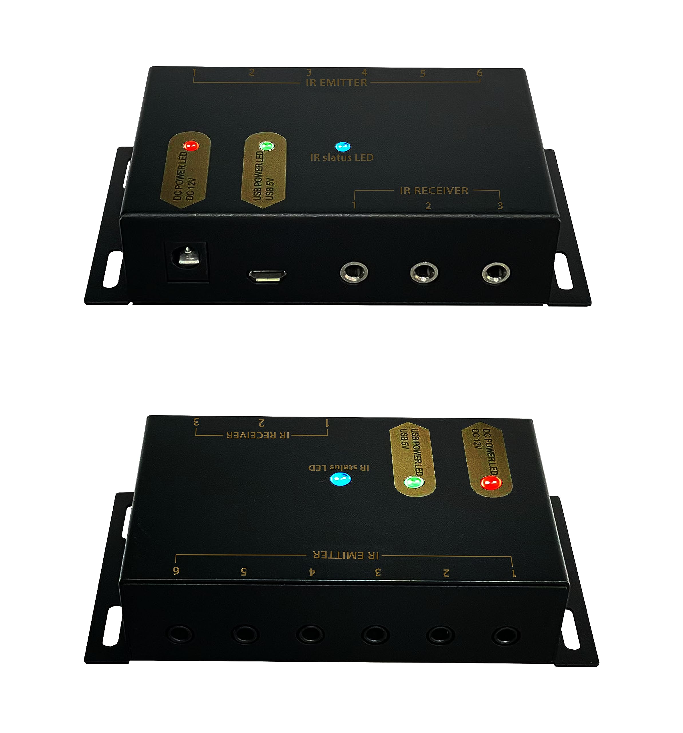 Kit ripetitore IR, sistema ripetitore IR, estensore telecomando IR. Supporta fino a 15,2 m.