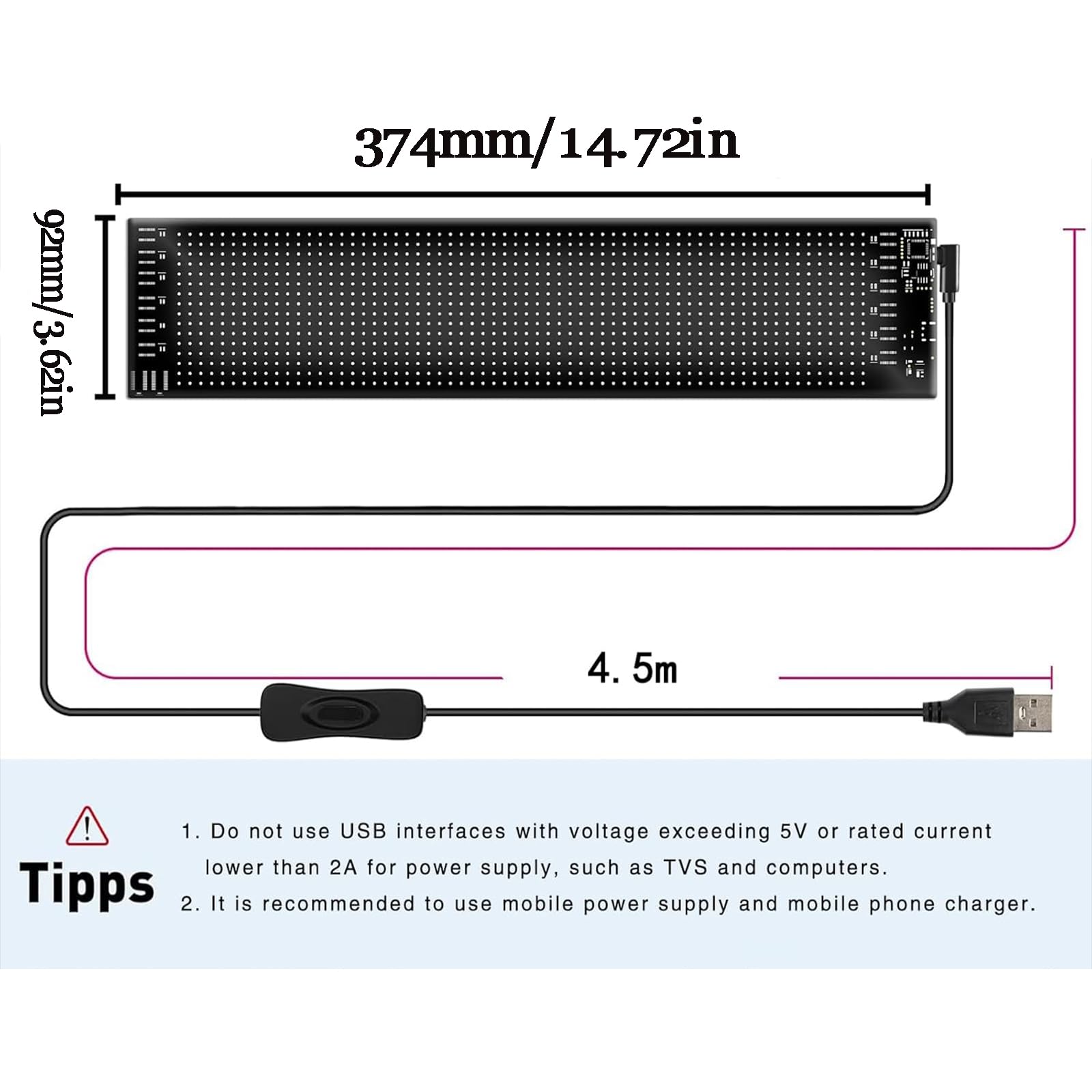 Brýle Comius Sharp LED, svítící brýle, brýle Cyberpunk LED Light Up, futuristické brýle