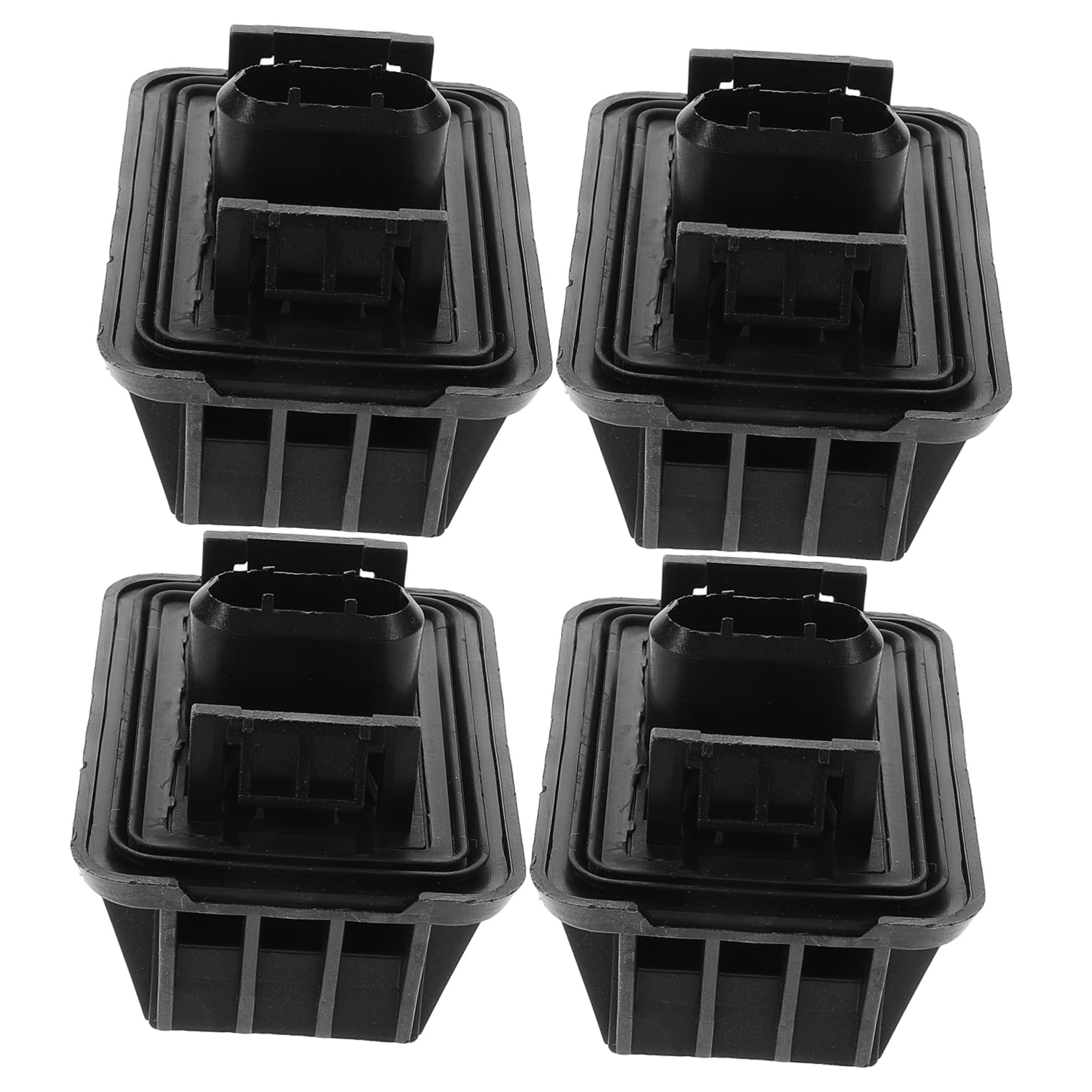 in Gomma per Martinetti Auto 4 Pezzi Base Antiscivolo per Sollevamento Auto e Furgoni Accessori per Manutenzione Automobilistica Gomma Resistente
