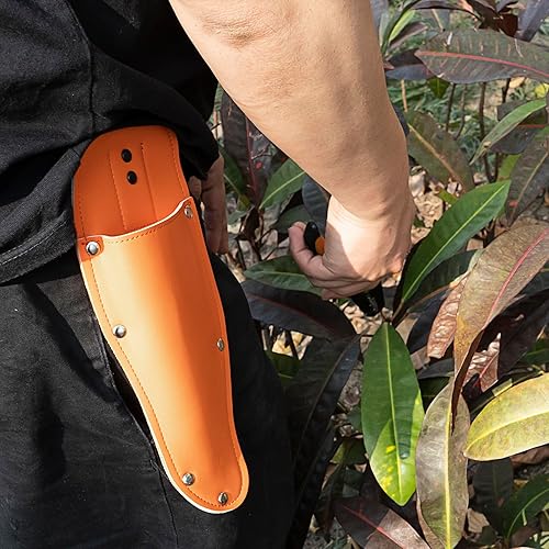 Miniatura 5 de Black Pruning Shear Bag, Gardening Pruner Shears, Sheath Pruner, Sheath Protective Case, Pruning Shear Tool Belt Holder 9.84 x 3.93 x 0.74 inches