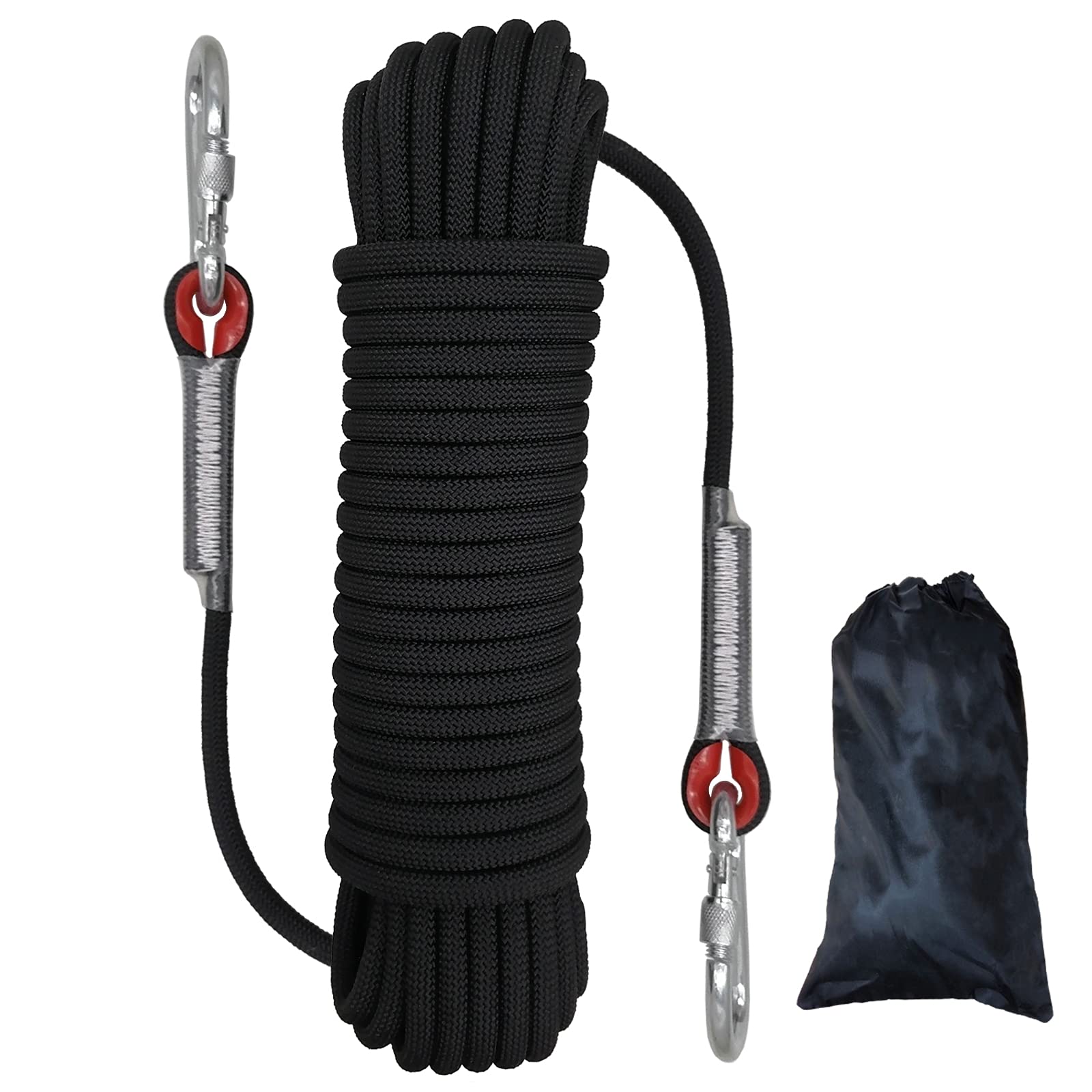 Rappelling Equipment 10.5mm Static Climbing Rope - 17KN Tensile ...