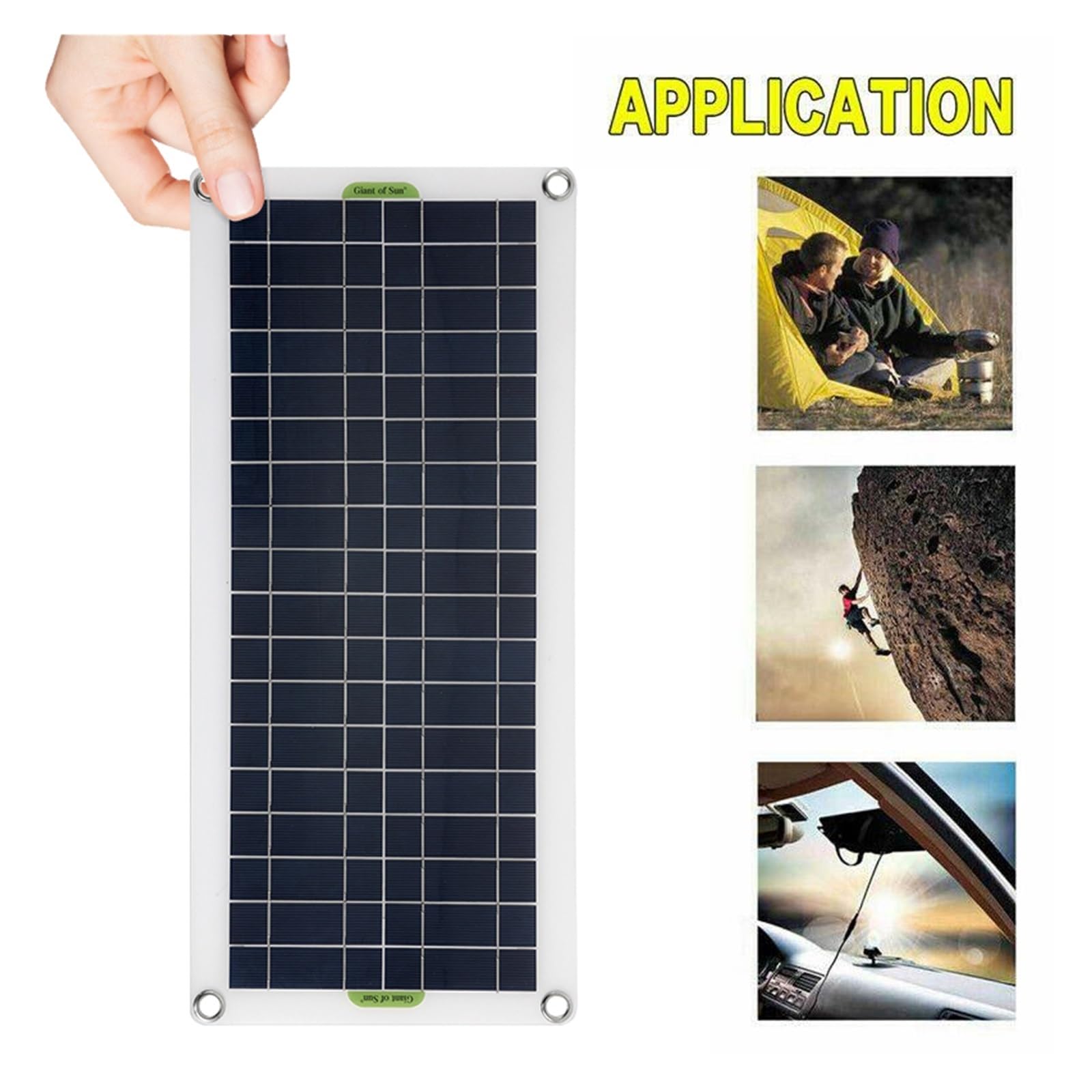 System zasilania energią słoneczną 30W Panel słoneczny Ładowarka Inwerter Zestaw USB Kompletny kontroler Home Grid Camping Idealny Wynik(Style 2)