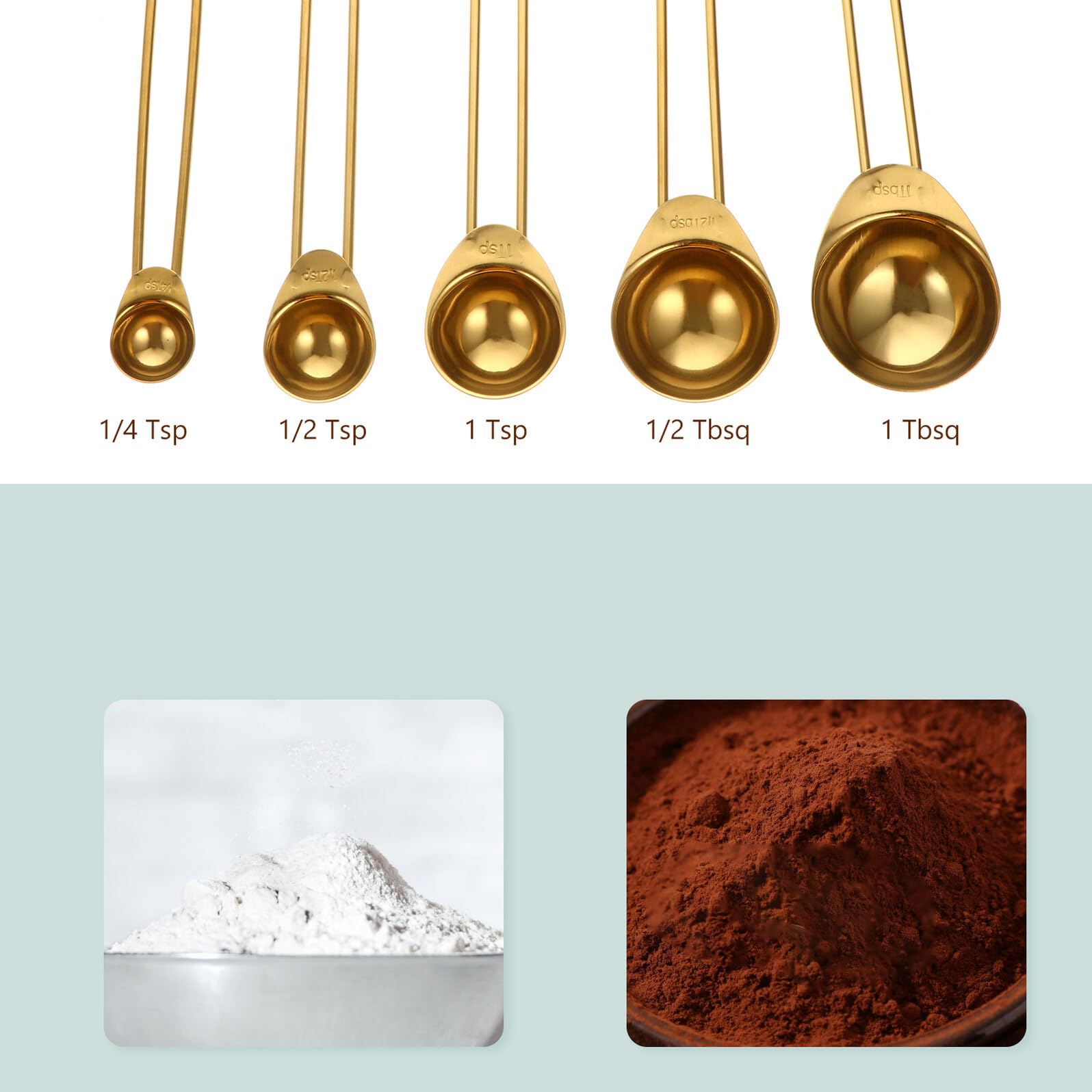 Cuillère Doseuse 9 Pièces en Acier Inoxydable Cuisine