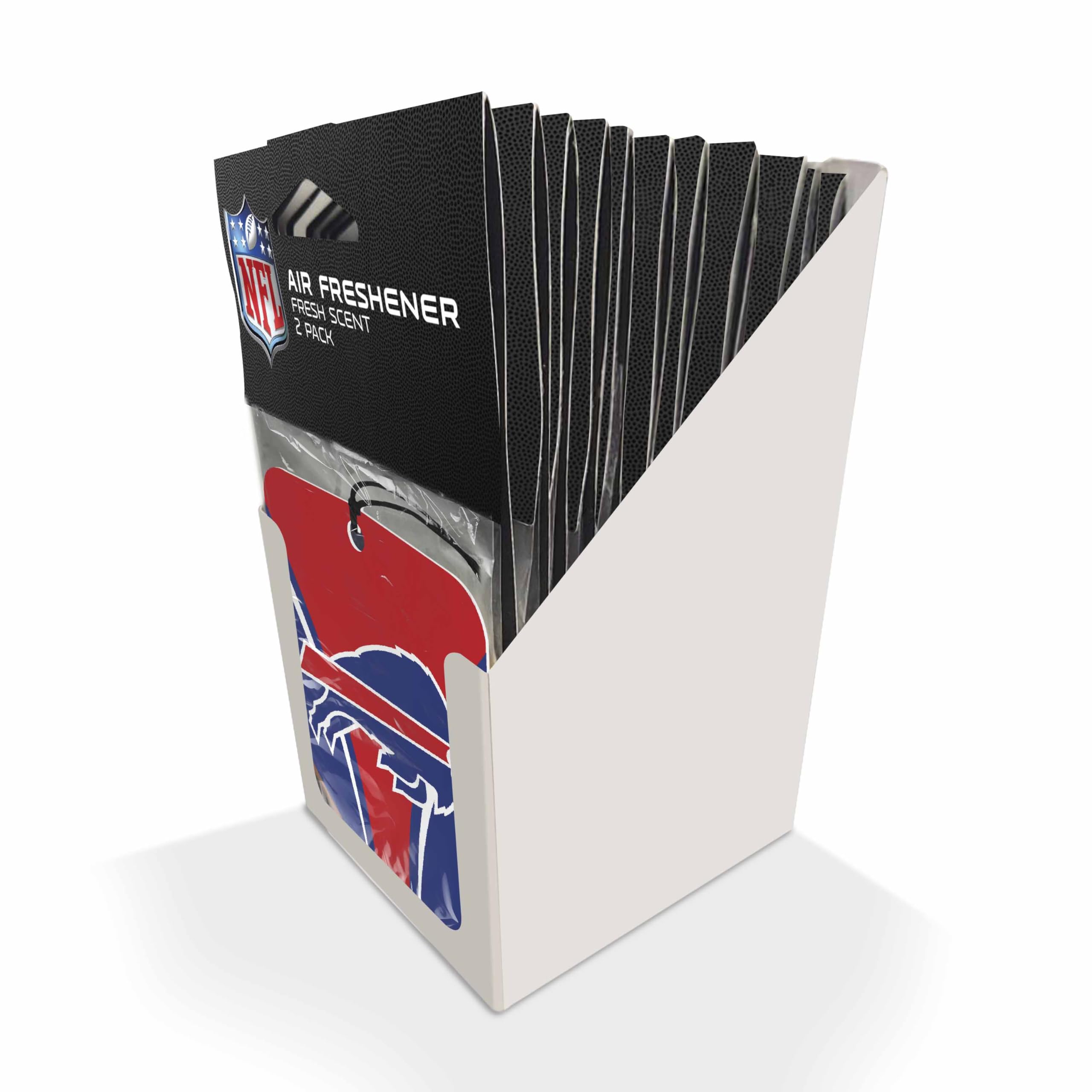 NFL - Buffalo Bills 12 Air Freshener 2pks | Royal Blue | 2.75” x 3.5” | Primary Logo