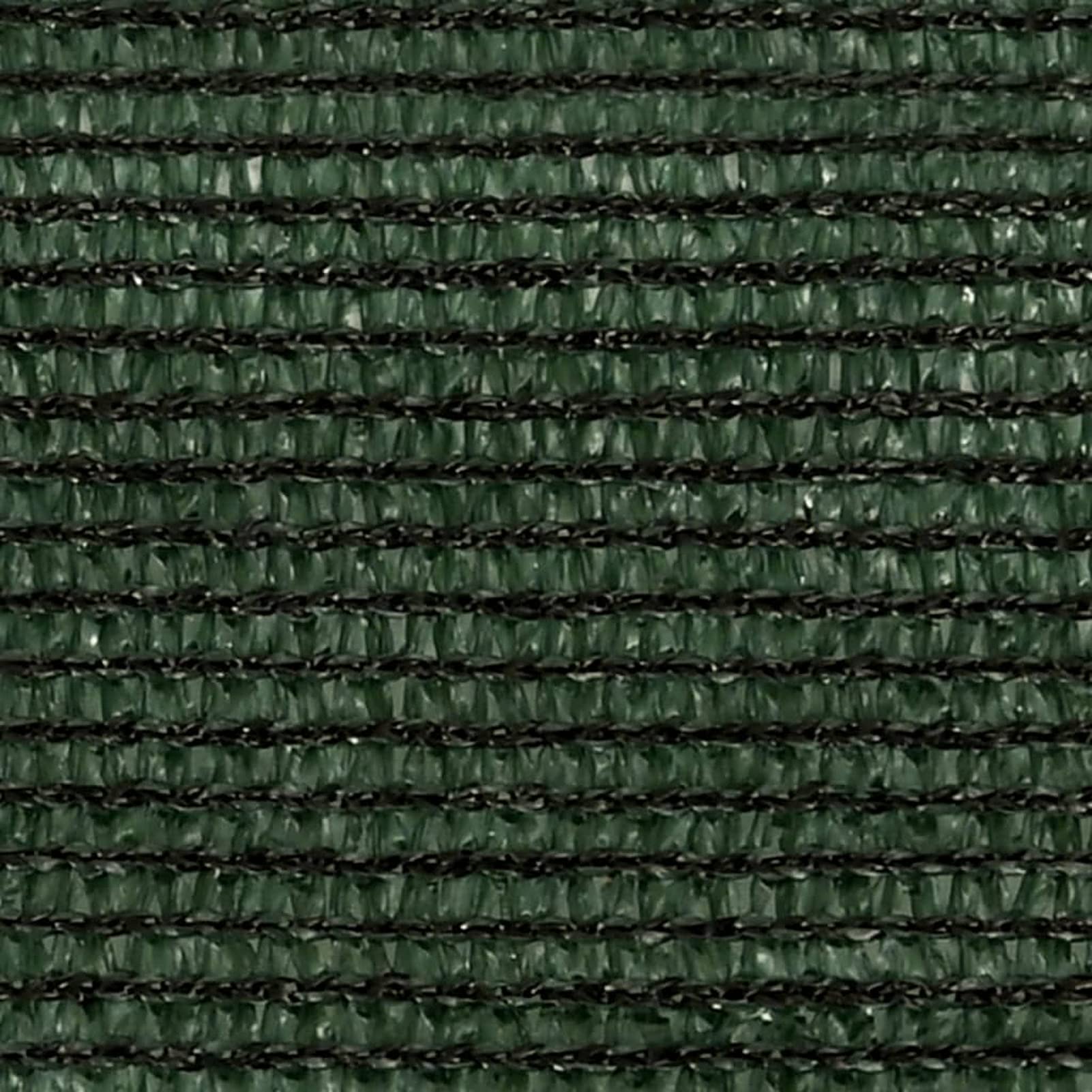 Vela Parasole 160 g/m² Verde Scuro 5x6x6 m in HDPE,Tenda a Vela Impermeabile Rettangolare Vela Ombreggiante Parasole Protezione Raggi U V per Esterno Giardino terrazza