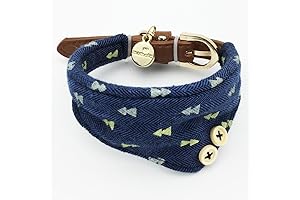 Small Dog Costume Collar - Plaid Bowtie Kitten Bandana Collar for Halloween