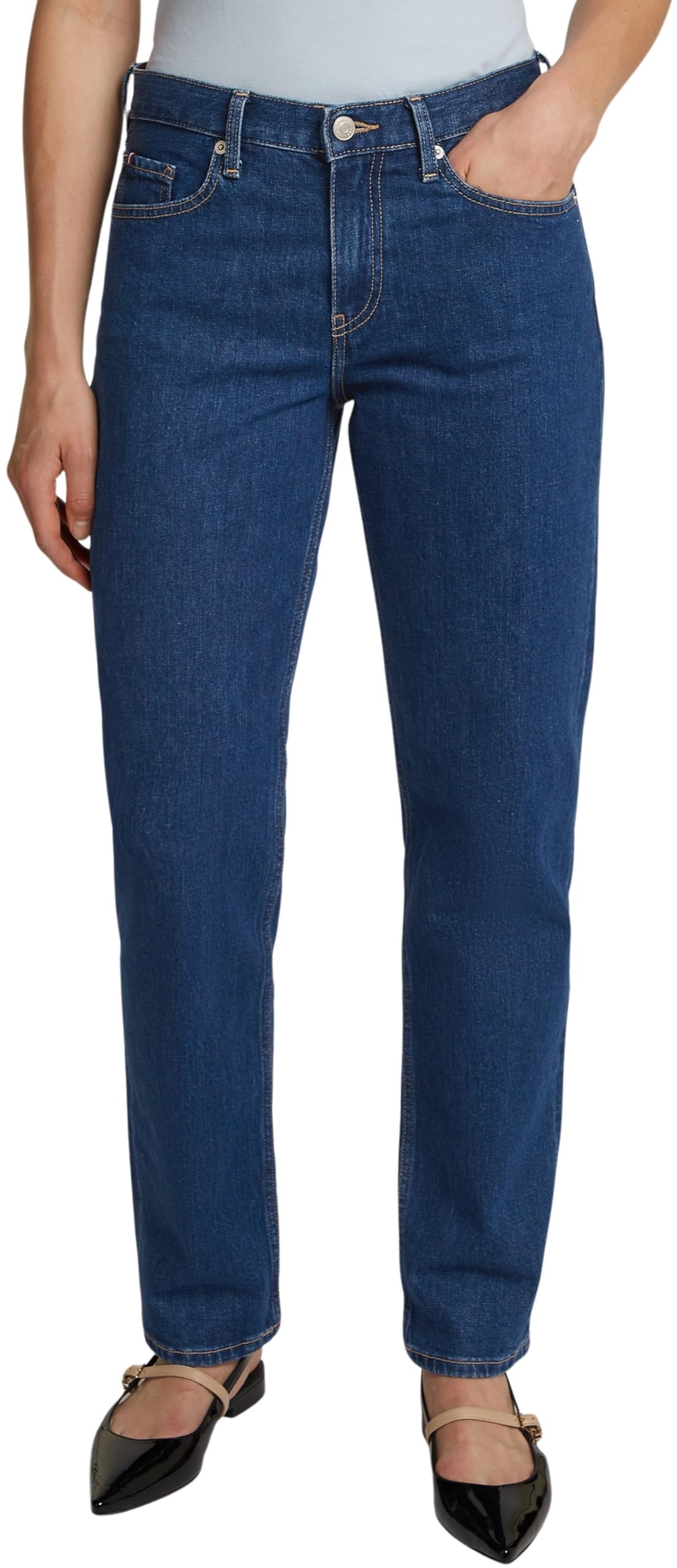 Tommy Hilfiger Donna Jeans Classic Ace Straight Leg Fit