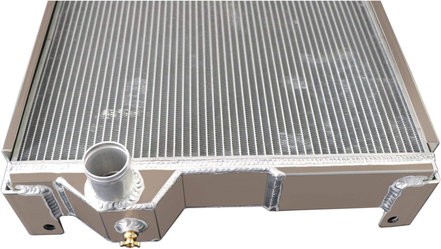 Tractor Aluminum Radiator For John Deere 4010 Gas&Diesel AR46438 AR34302 4-Row Core Tractor Radiators