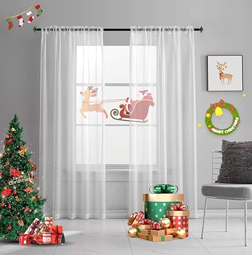 TOAVA DECO Cortinas de gasa translĂşcidas de colores lisos para ventanas, 2 paneles con bolsillo para el cortinero para dormitorio, sala de estar, TOAVA DECO Cortinas de gasa translĂşcidas de colores lisos para ventanas, 2 paneles con bolsillo para el cortinero para dormitorio, sala de estar,