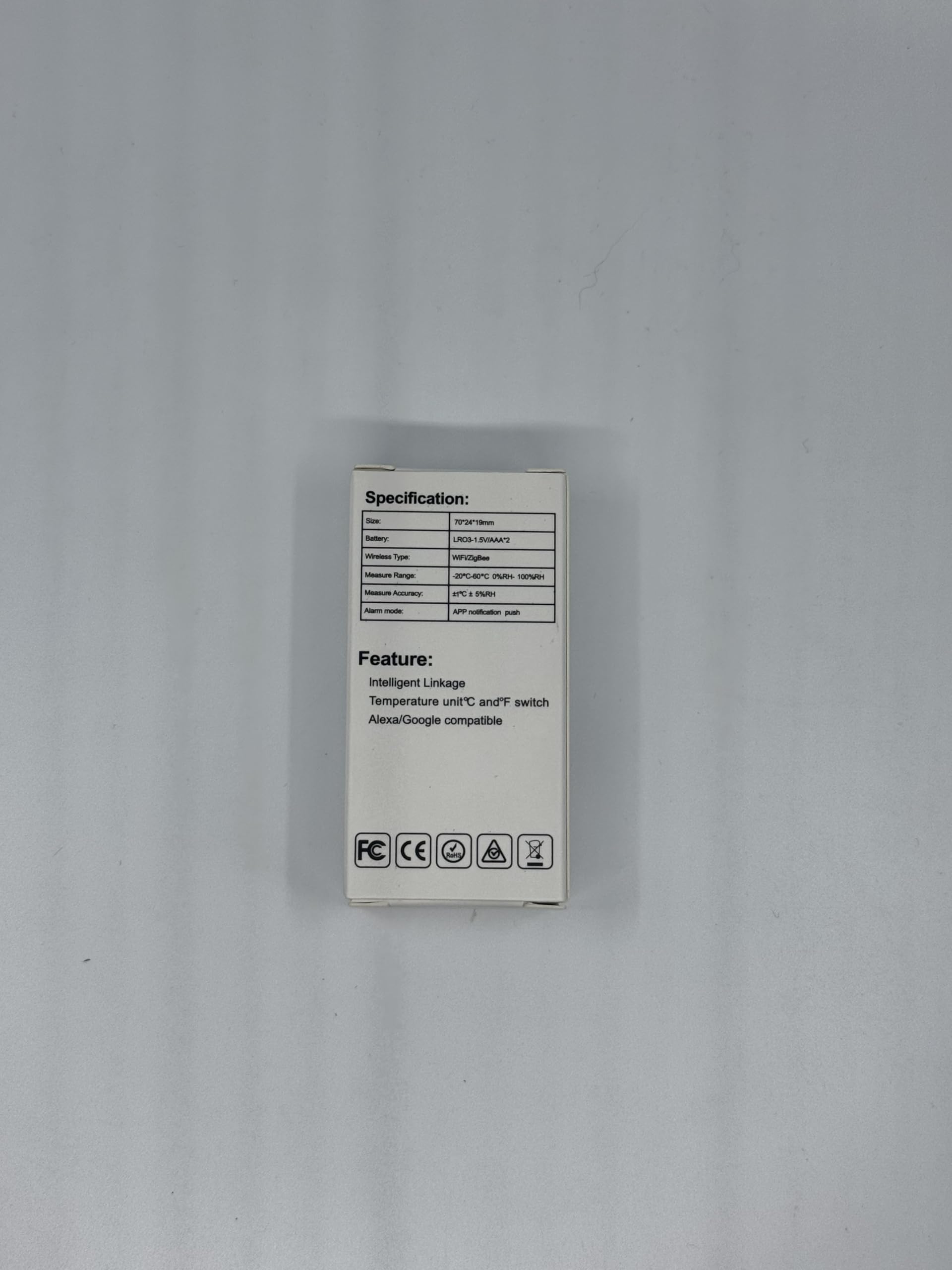 Sone Smart One Czujnik temperatury i wilgotności ZIGBEE TUYA | Wymagana bramka, przebieg pomiaru, eksport xlsx, alarm push, stan baterii, montaż na klej