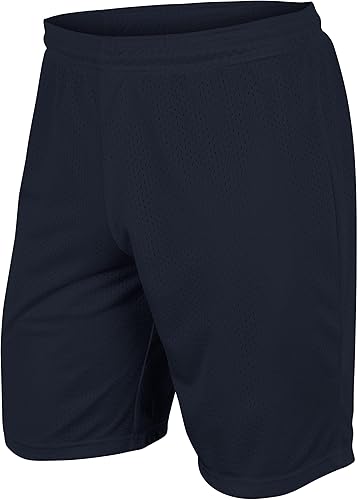 CHAMPRO Short Dynamic Tricot Mesh pour homme, bleu marine, Taille XL