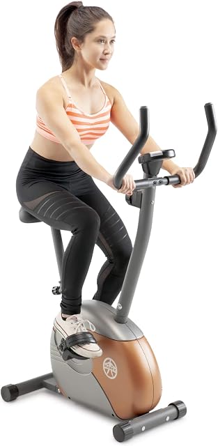 Marcy Accueil Fitness Vélo d'entraînement personnel avec résistance magnétique réglable pour entraînement cardio et entraînement à vélo