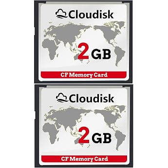 Pack of 2 Compact Flash Card 2GB