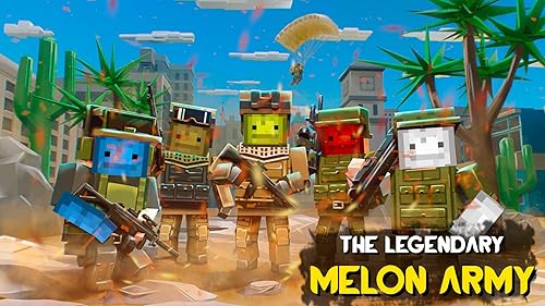 Melon People Sandbox playground : Pixel Gun Ragdoll battleground