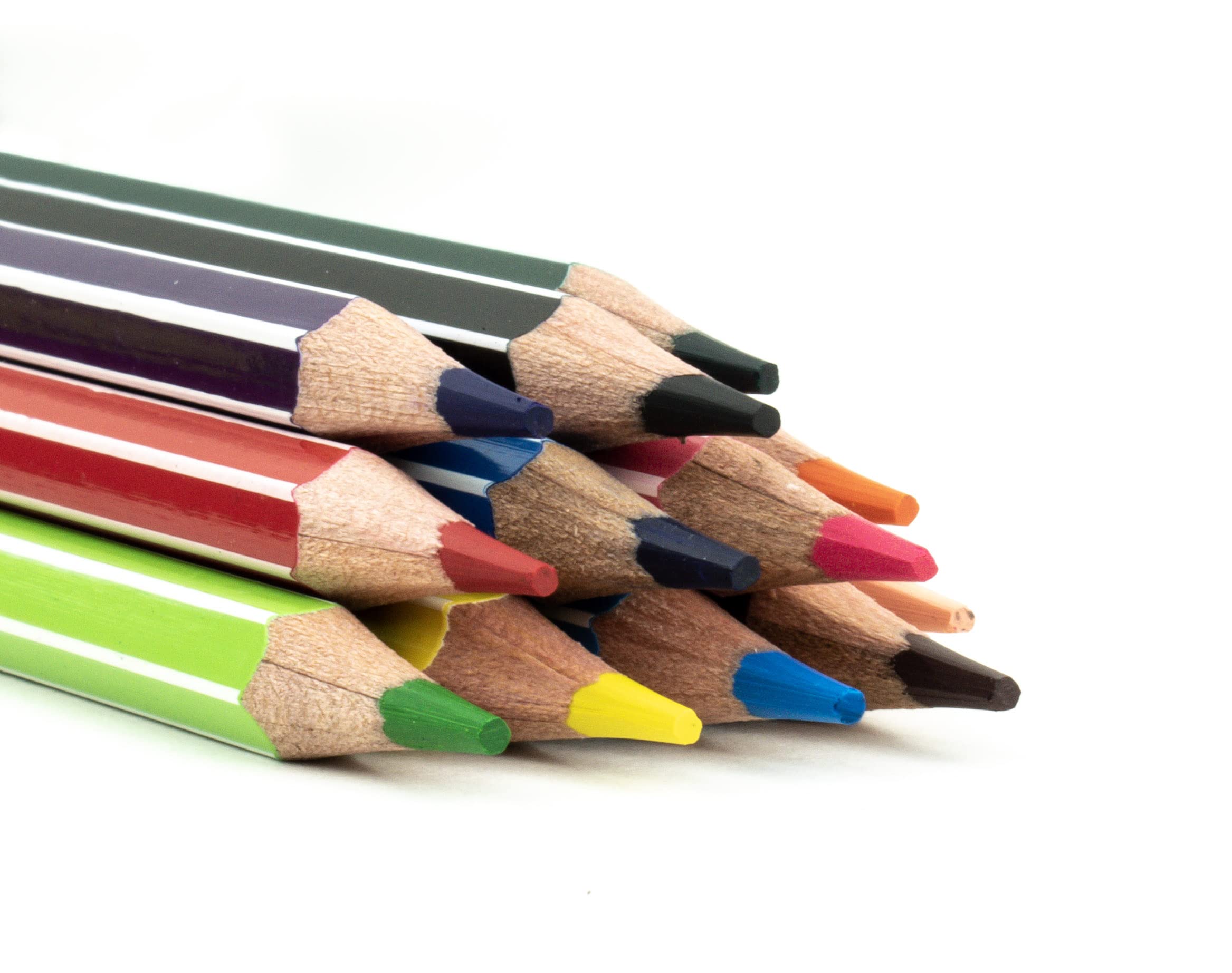 Eziglide Colouring Pencils, Pack of 12 Colouring Pencils, Pencil Set of 12 Assorted high pigment colours - Image 4