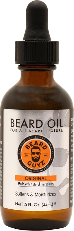 Beard Guyz Beard Oil – Hidratante y acondicionador ligero para barba – Suaviza el vello facial, hidrata la piel debajo de la barba, reduce la picazón y el encrespamiento – Aceite de aseo para hombres, 1.5 oz