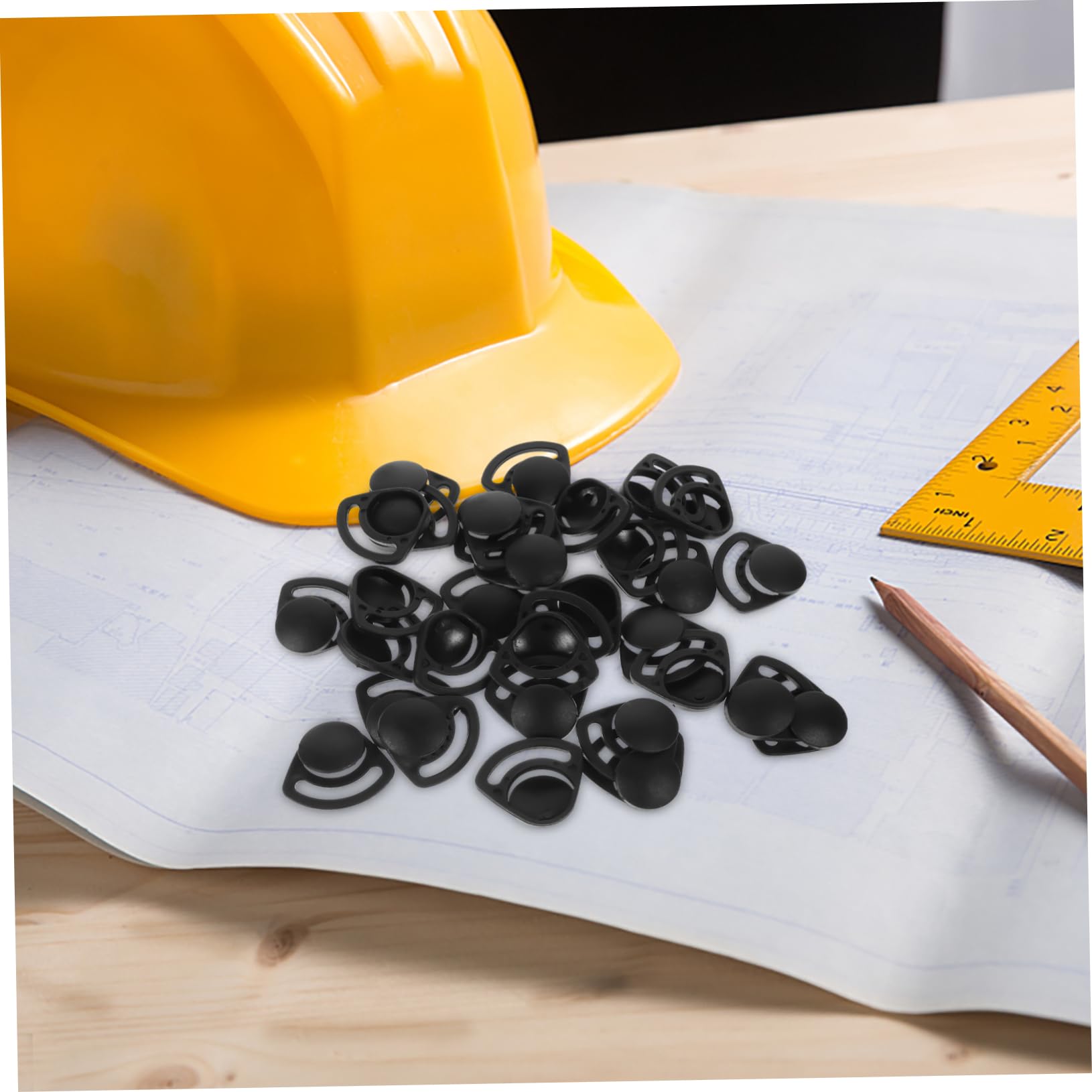 ULTECHNOVO 200piezas Hebillas Para Casco De Seguridad Correa De Barbilla Repuestos Para Casco Instalación Fácil y Segura Uso Diario