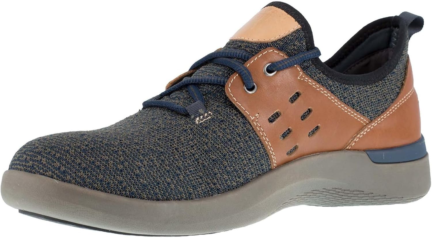Rockport Works Truflex Work Comp Toe/ESD Men's Oxford, 9 D(M) US, Blue-Tan - Image 3