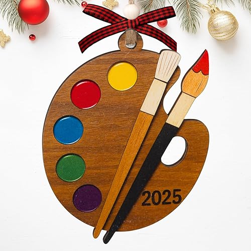 Artist Palette Ornament - Drawing Ornaments, Art Ornaments for Christmas