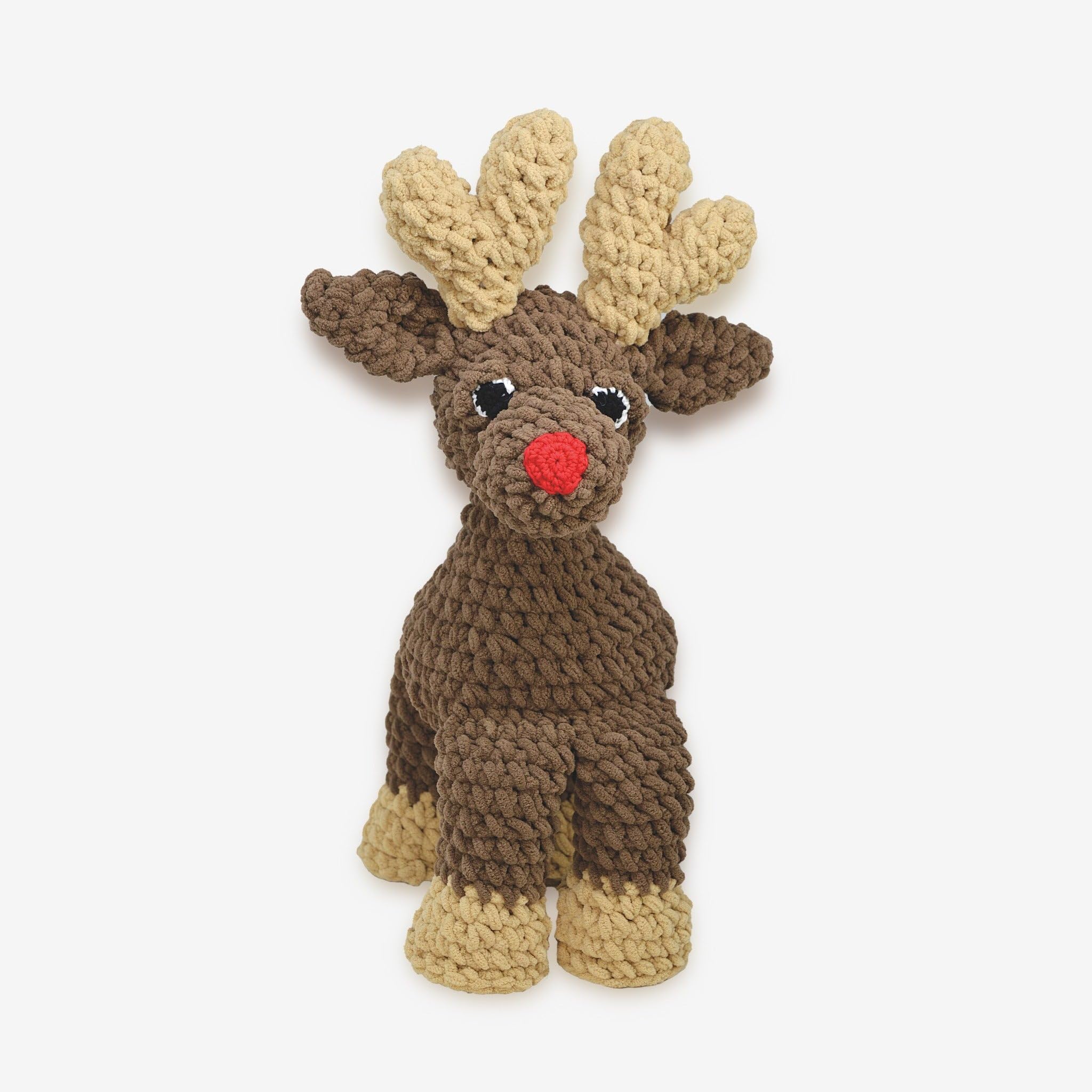 Knitty Critters - Holly Reindeer | Christmas Amigurumi kit Super Soft Yarn Crochet kit