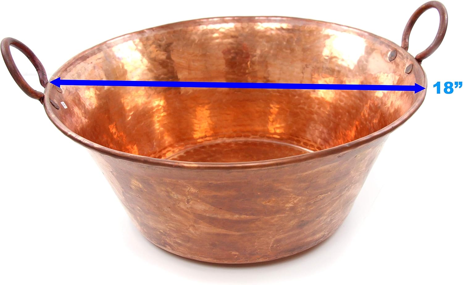 Ematik Cazo de Cobre 18" Set para Carnitas Kit with Burner & Stand Cazo de Copper Fryer