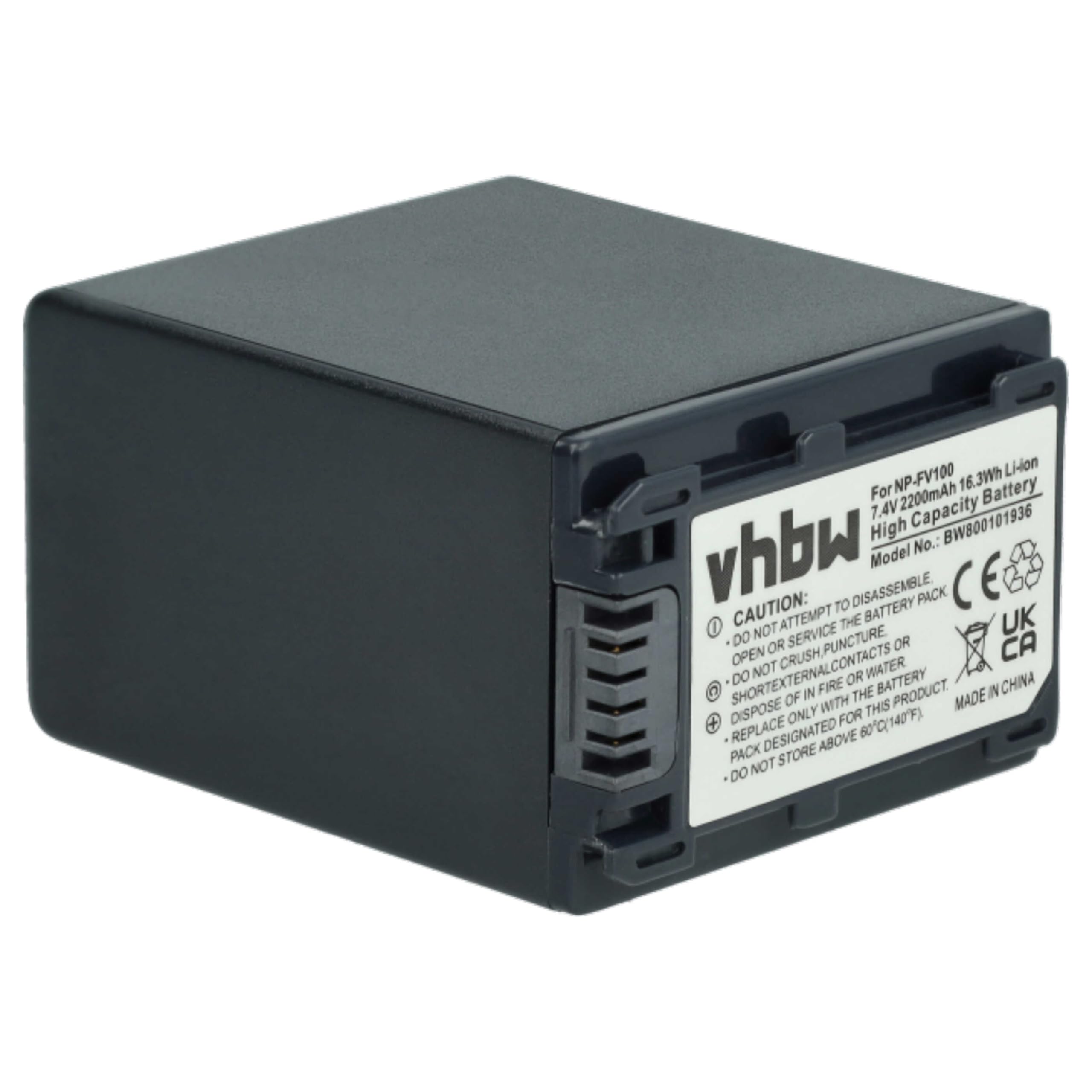 vhbw 2X Batterie Compatible avec Sony FDR-AX33