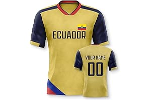 Custom 22/23 Ecuador National Soccer Jersey