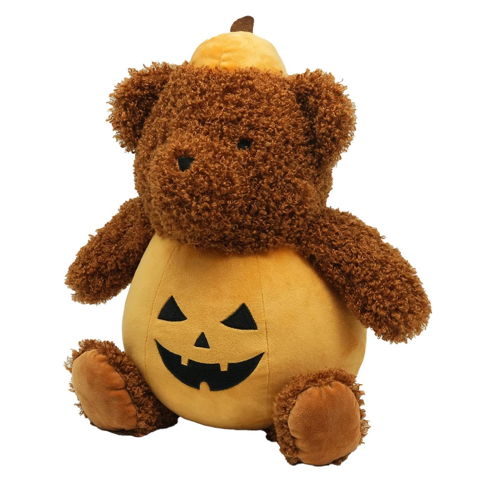 Peluche di Halloween, zucca, morbido cuscino