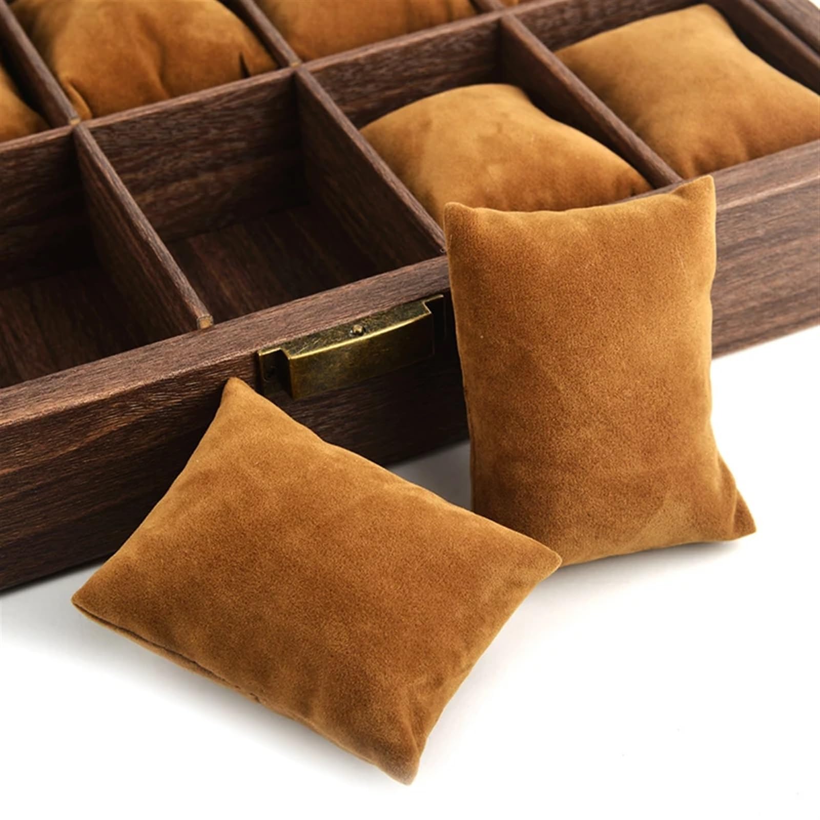 Caja Expositora Para Relojes Caja de almacenamiento de reloj de cuero con 3,6,10,12 ranuras, organizador de relojes for hombre y mujer, estuches de exhibición, Cajas de Regalo for gafas y joyería(12lo