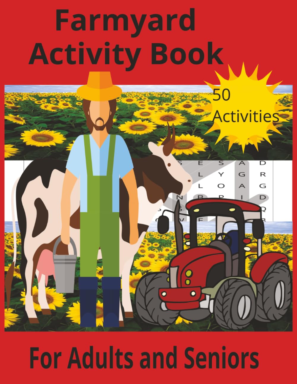 Farmyard Activity Book For Adults and Seniors: Farmstead Activity Book For Adults and Seniors