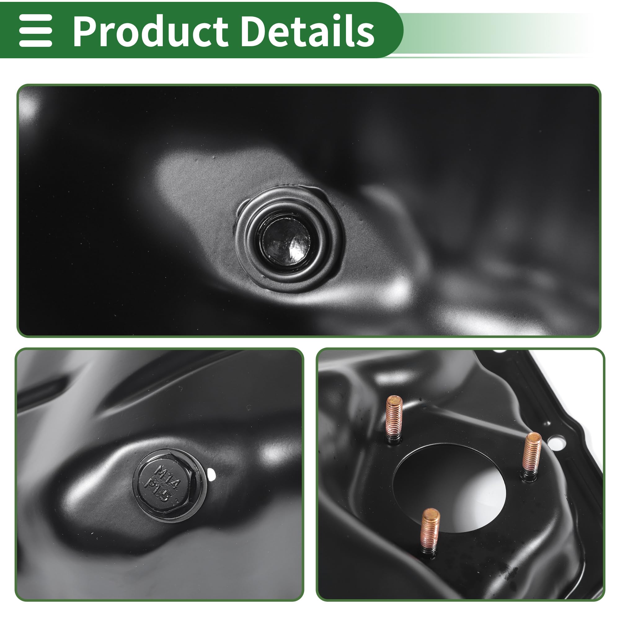 Miska olejowa do Audi A4 2,0 l 2009-2016 1 sztuka | Materiał żelazo, kolor czarny, numer OE 06H103600R/06H103600AA/06H103600G/06H103600P, zamiennik dla systemu smarnego