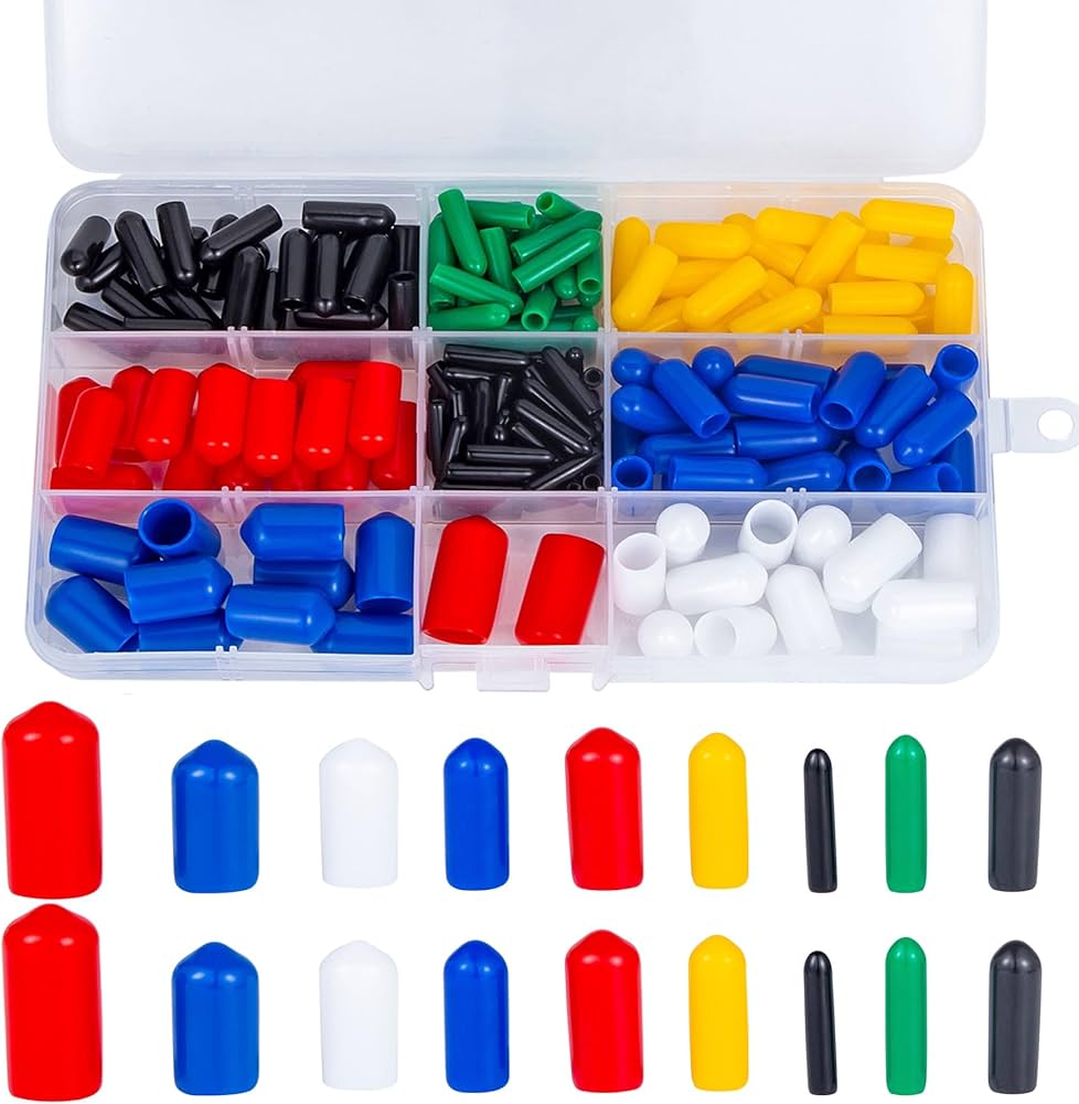 Amazon.co.jp: 185枚ゴムエンドキャップ ネジ保護キャップ ボルト
