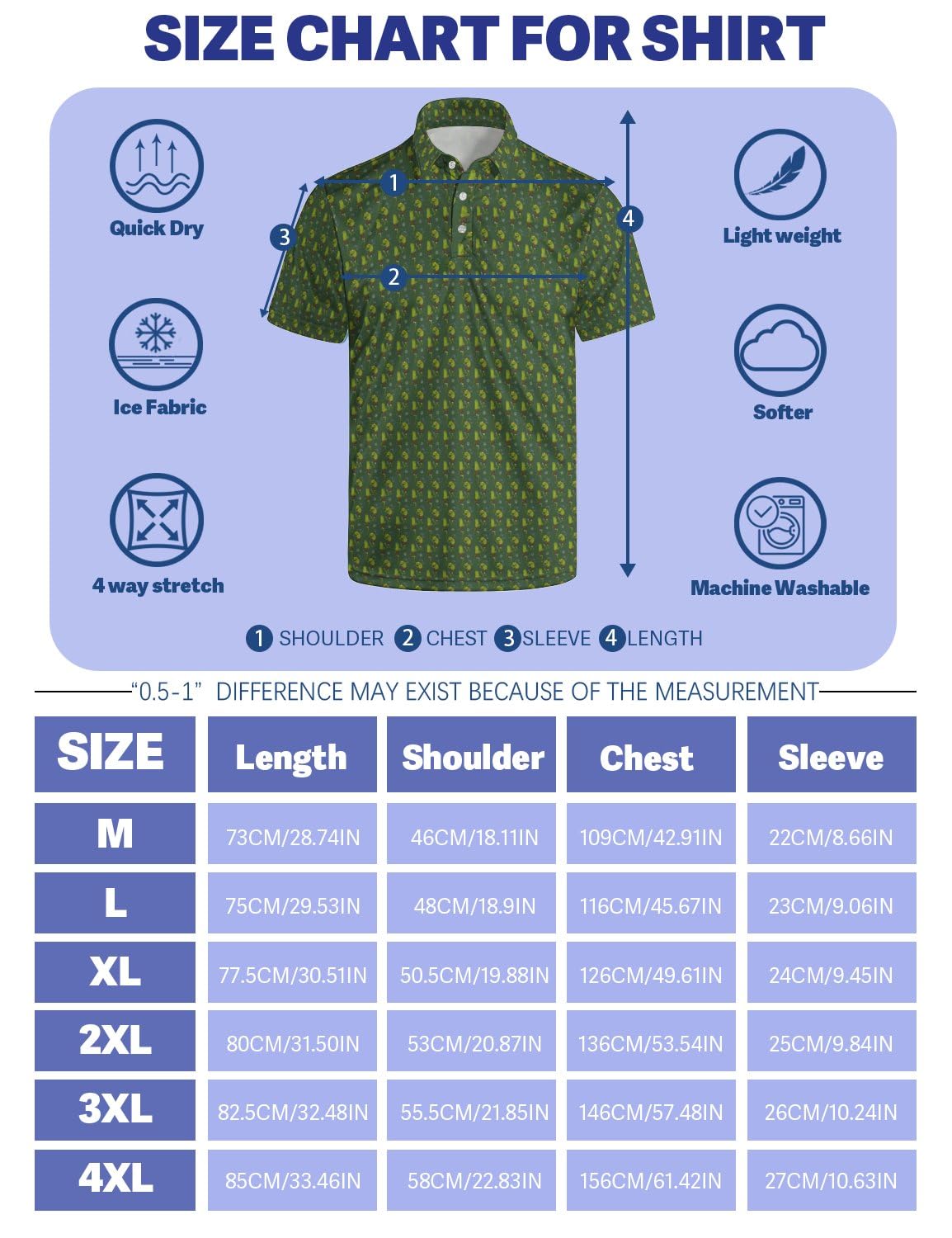 Camisas de golf para hombre, divertidas camisas polo de golf de manga corta, camisas polo que absorben la humedad, trajes de golf de rendimiento