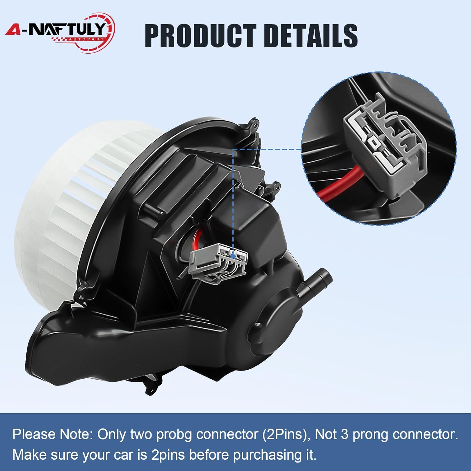 AC Blower Motor Fan Replacement Fits for 1999-2006 Volvo S80, 2001-2009 S60, 2001-2007 V70, 2003-2007 XC70, 2003-2014 XC90 - HVAC Heater Blower Motor Fan Assembly, Replace 700186, 9171479