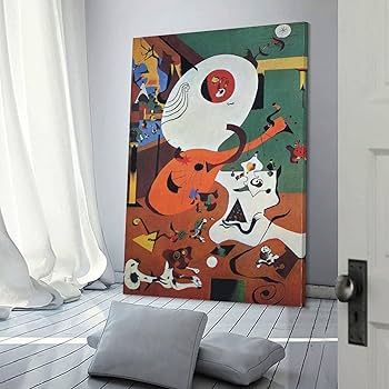 Amazon.co.jp: Joan Miroジョアンミロ《オランダの室内》ポスター 壁