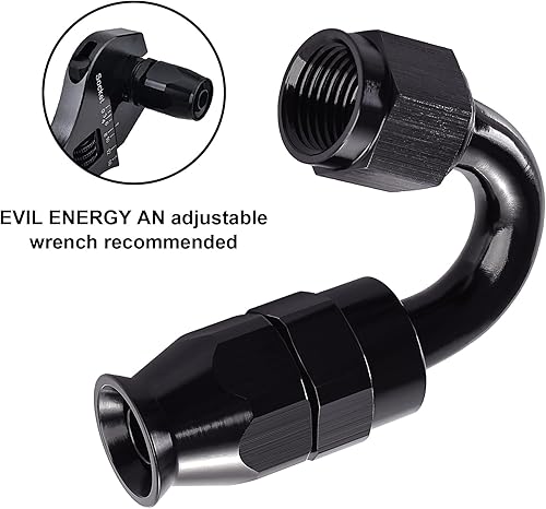 Miniatura 43 de Teflon E85 - Adaptador para manguera de combustible (NEGRO)