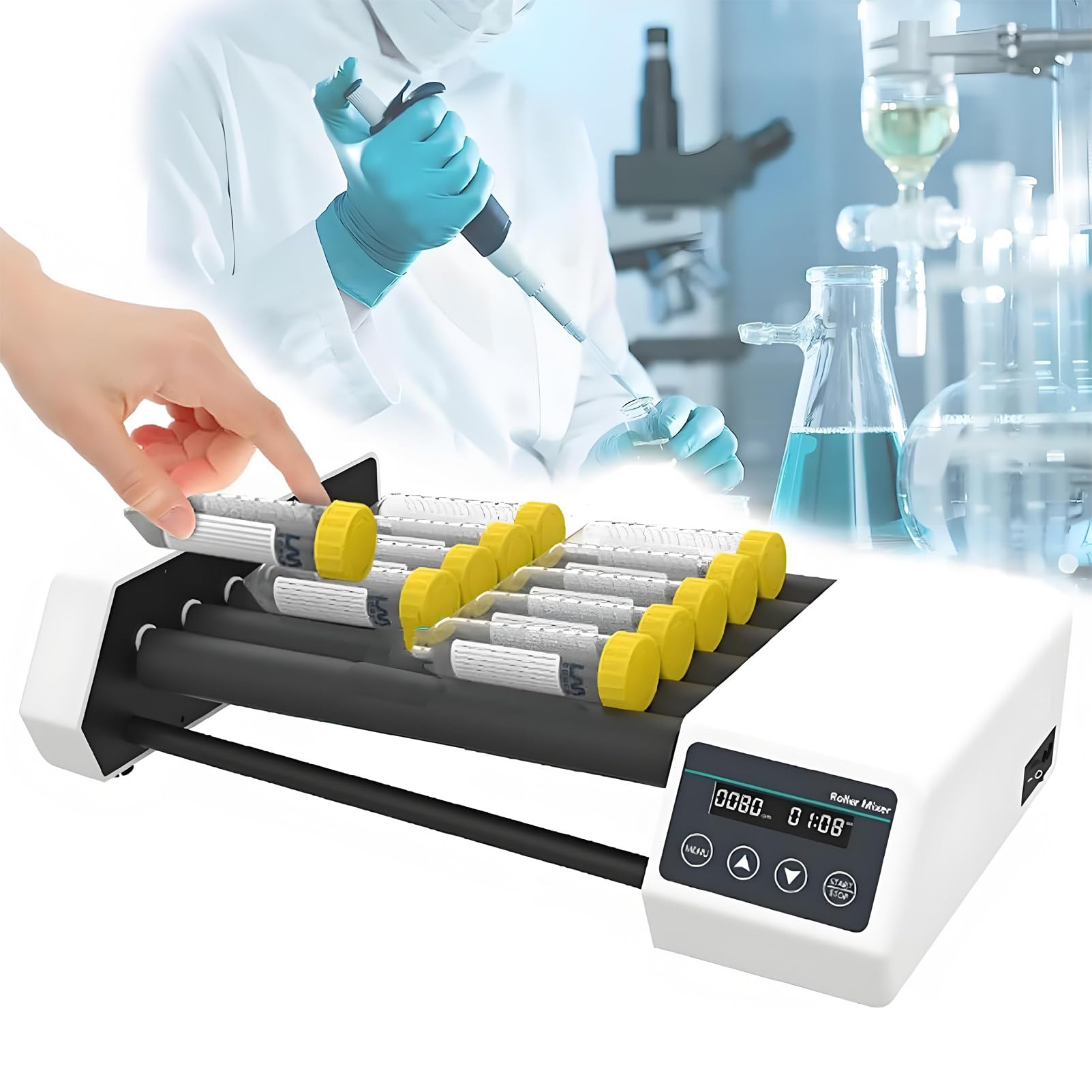 Mélangeur à Tambour de Laboratoire avec Mode de basculement RM-6H