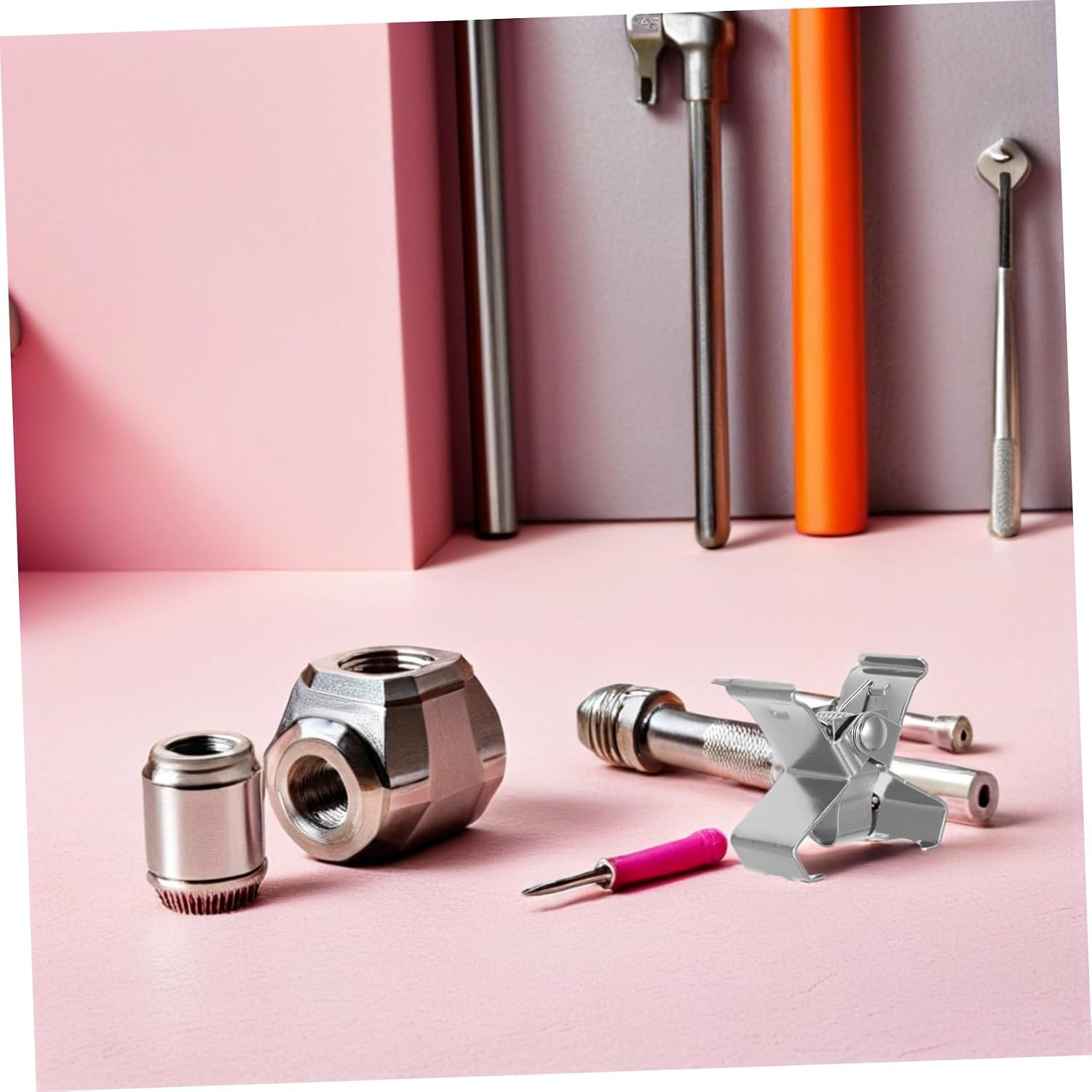 Roleader 3pcs Metal Oil Painting Frame Clamps for Artists, Iron Art Frame Holders with Quick-Release Mechanism and Maximum 6.8cm Opening, Multipurpose Wet Canvas Clips for Painting and Art