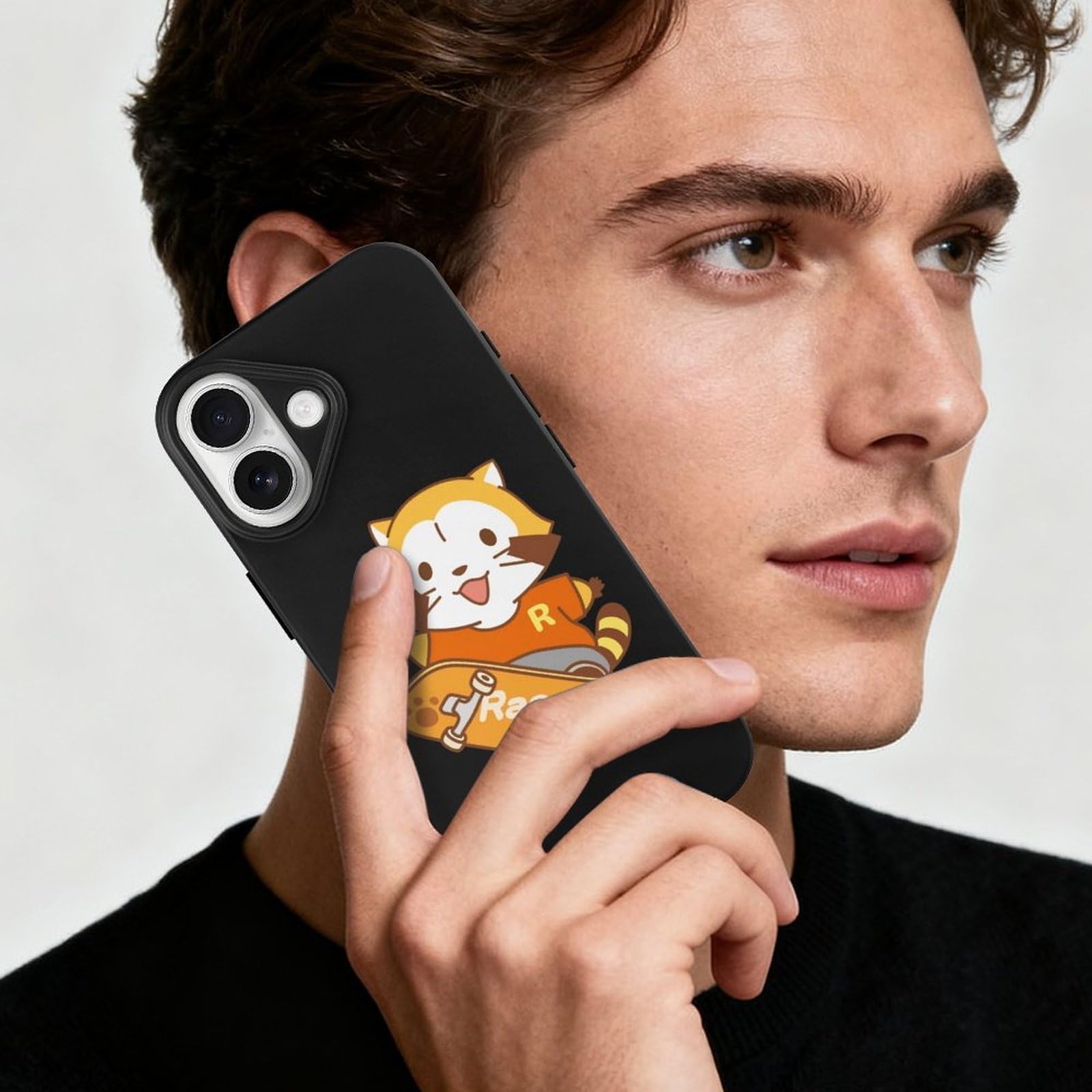 Amazon.co.jp: あらいぐまラスカル iPhone17用ケース TPU アイフォン17