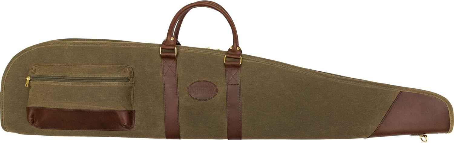 MidwayUSA Waxed Canvas Scoped Rifle Case