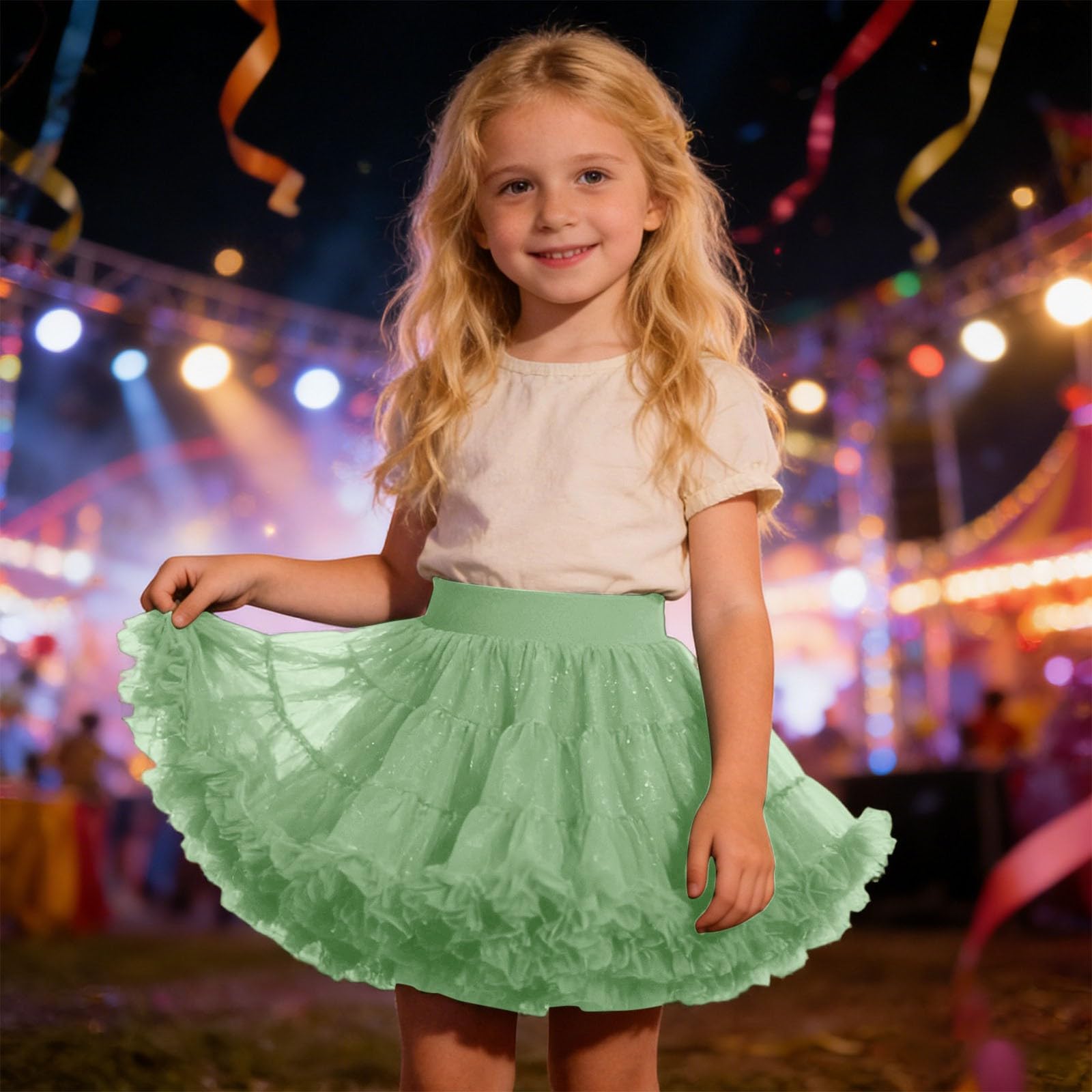 Dziewczęca spódnica tiulowa, halka, tutu, rockabilly, baletowa, elegancka, tutu, elastyczna, krótka, baletowa, stylowa, mini spódniczka księżniczki, sukienka wieczorowa na karnawał