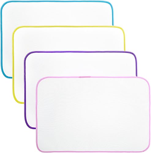 Paquete de 4 paños de planchar para proteger la ropa, paño de prensado para planchar, alfombrilla aislante protectora para ahorrar quemaduras,