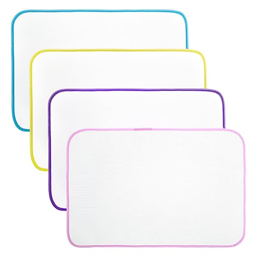 4 Pack Ironing Cloth to Protect Clothes Pressing Cloth for Ironing Protective Insulation Mat Scorch Saving Mesh Board Cover Pad Press Scorch Iron Board Cover Pad to Protect Clothes