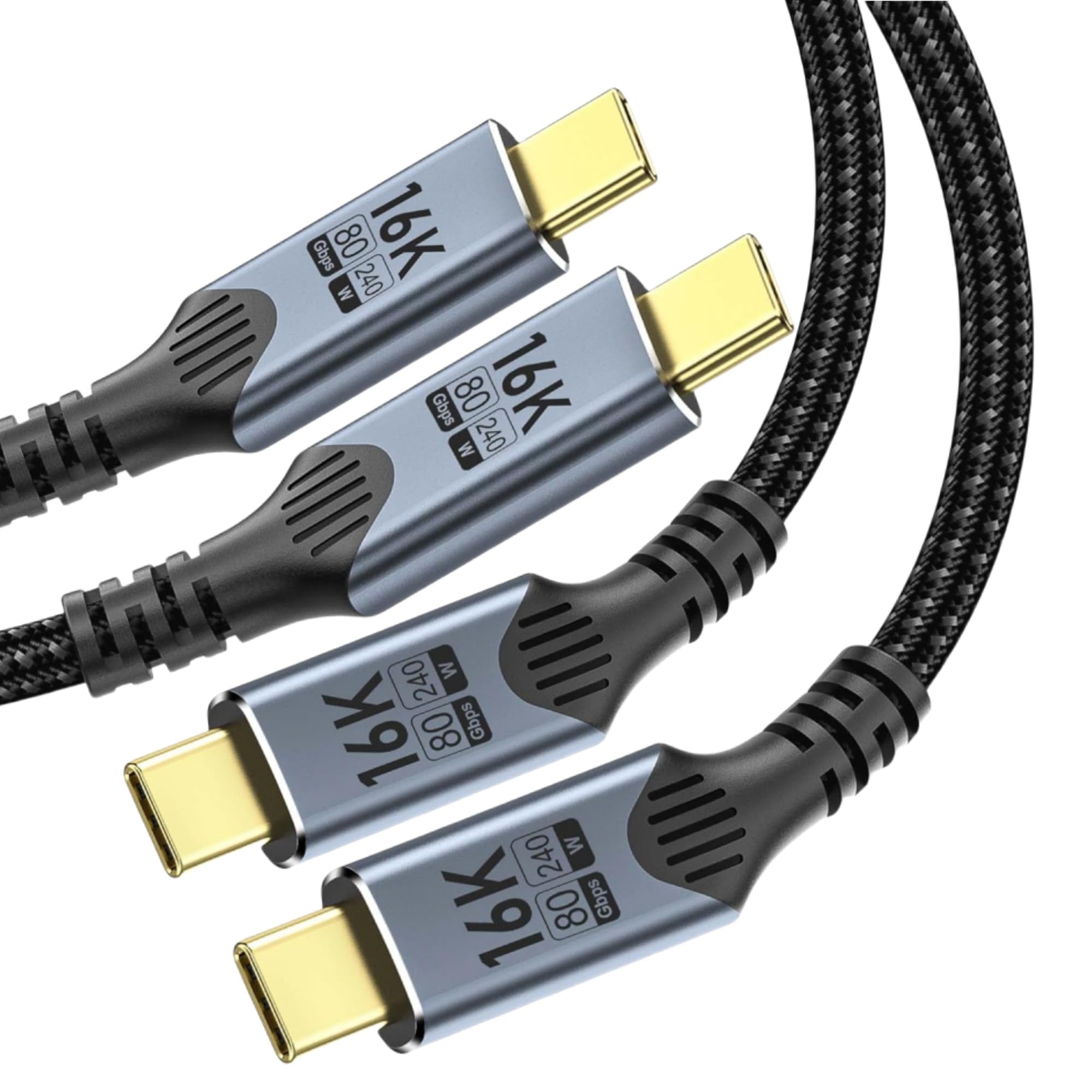 usb c auf usb c kabel kurz 30cm 2pack Kompatibel für thunderbolt 5,USB 5 Cable Data Transfer 80Gbps,16K/8K/4K video usbc cable,Typc C ladekabel 240W Schnell aufladen Kompatibel für thunderbolt 4/3