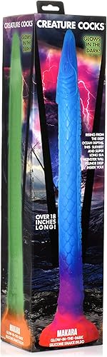 Miniatura 8 de CREATURE COCKS Makara - Consolador de serpiente de silicona que brilla en la oscuridad para hombres, mujeres y parejas. Consolador de silicona