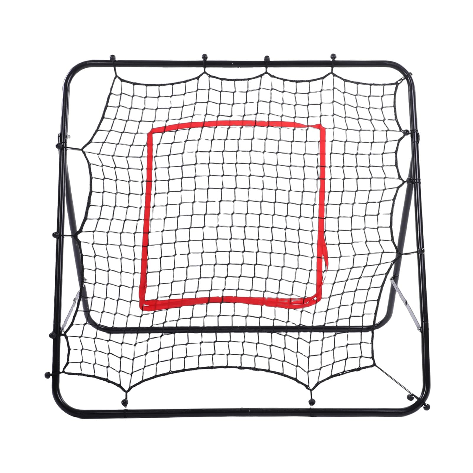 Generic Siatka do Softballu Pitch Back Net Efektywny Trening Regulowana Konstrukcja do Siatkówki Piłka Nożna Stal PE 3,94 X 3,94 Stopy
