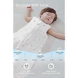TotAha Toddler Sleep Sack 2T-4T, Soft Wearable Blanket Baby Sleep Bag, Light 0.5 TOG or Medium-weight 1.0 TOG Sleeping Sacks