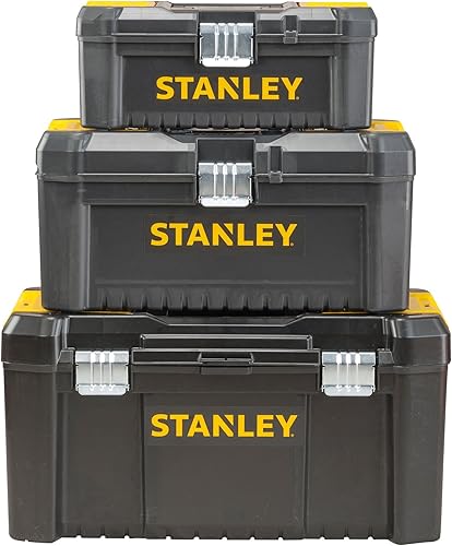 Miniatura 28 de STANLEY Caja de herramientas esenciales (16 pulgadas), solución de almacenamiento duradera con bandeja extraíble y organizadores, para