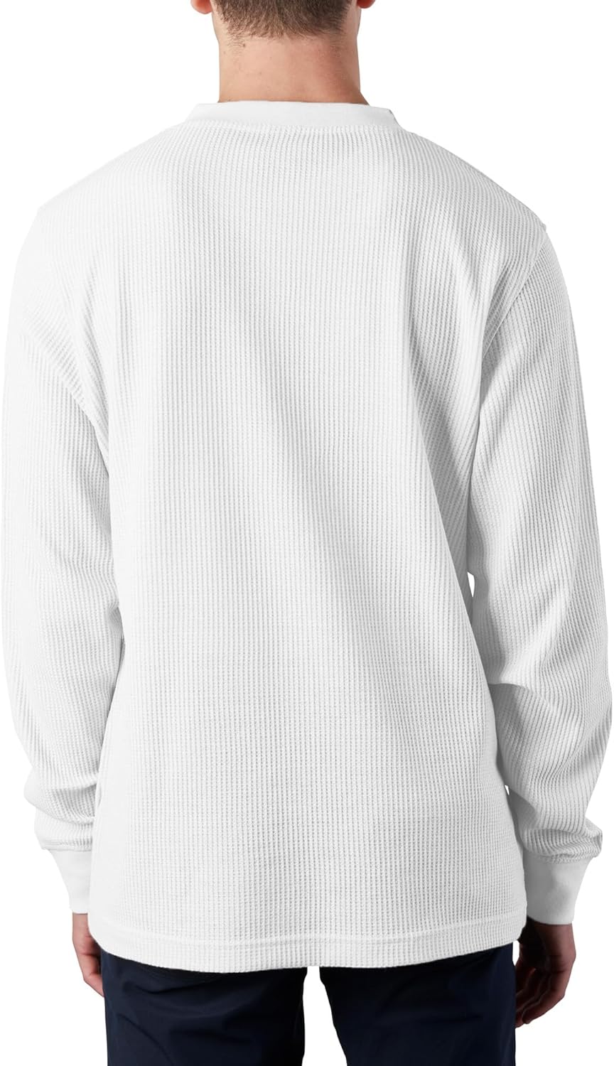 Southpole Mens Thermal Henley Shirt Long Sleeve Soft Waffle Knit 3-Button Top for Men, Sizes S–2XL - Image 5